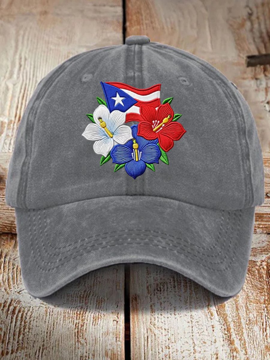 Unisex Puerto Rico Print Hat