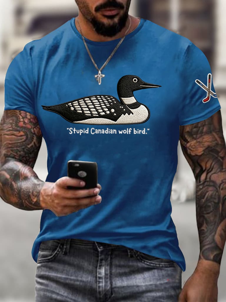 Men's Hockey Romance Print T-Shirt