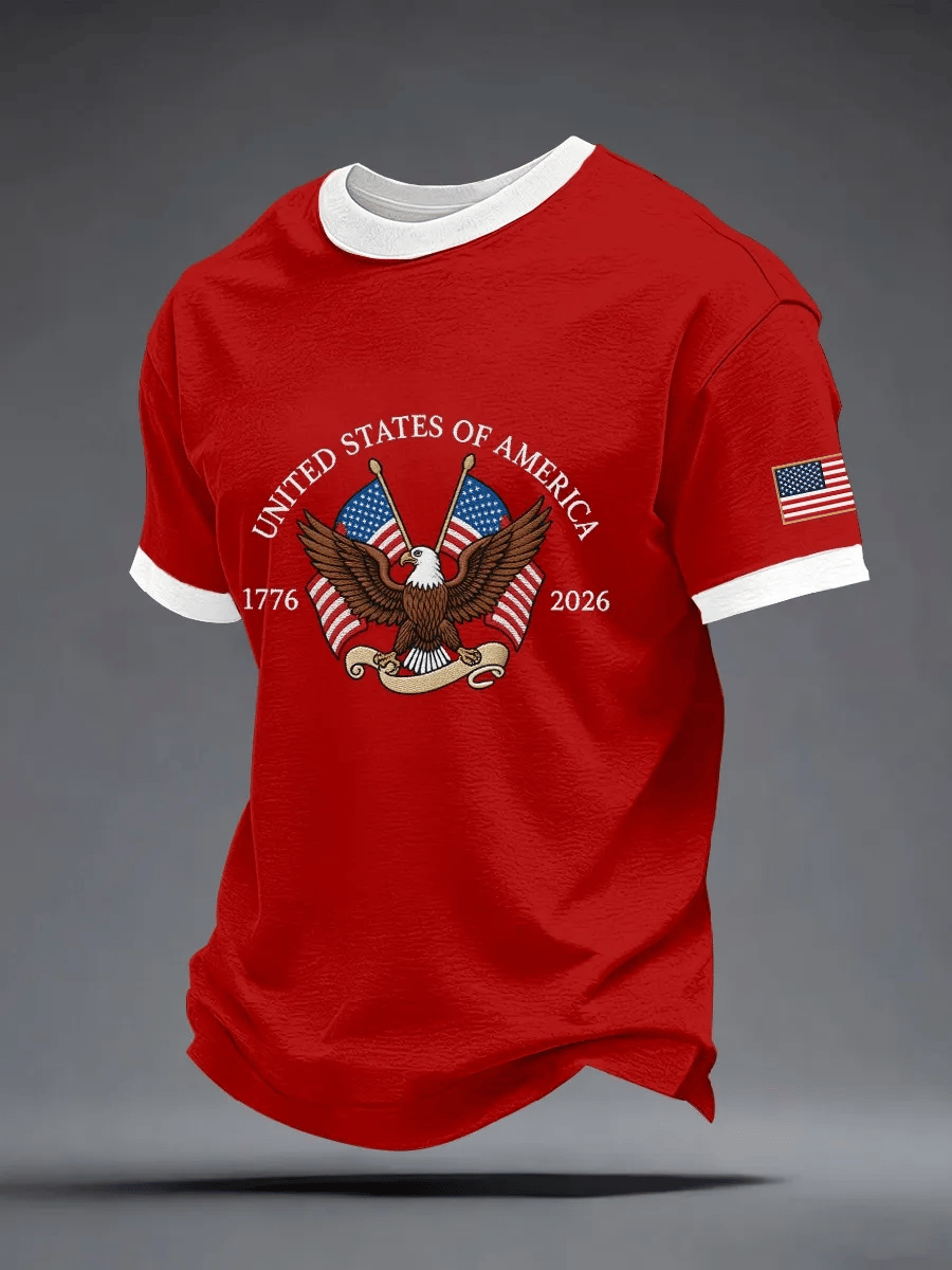 Men's 250th America Anniversary Print T-Shirt