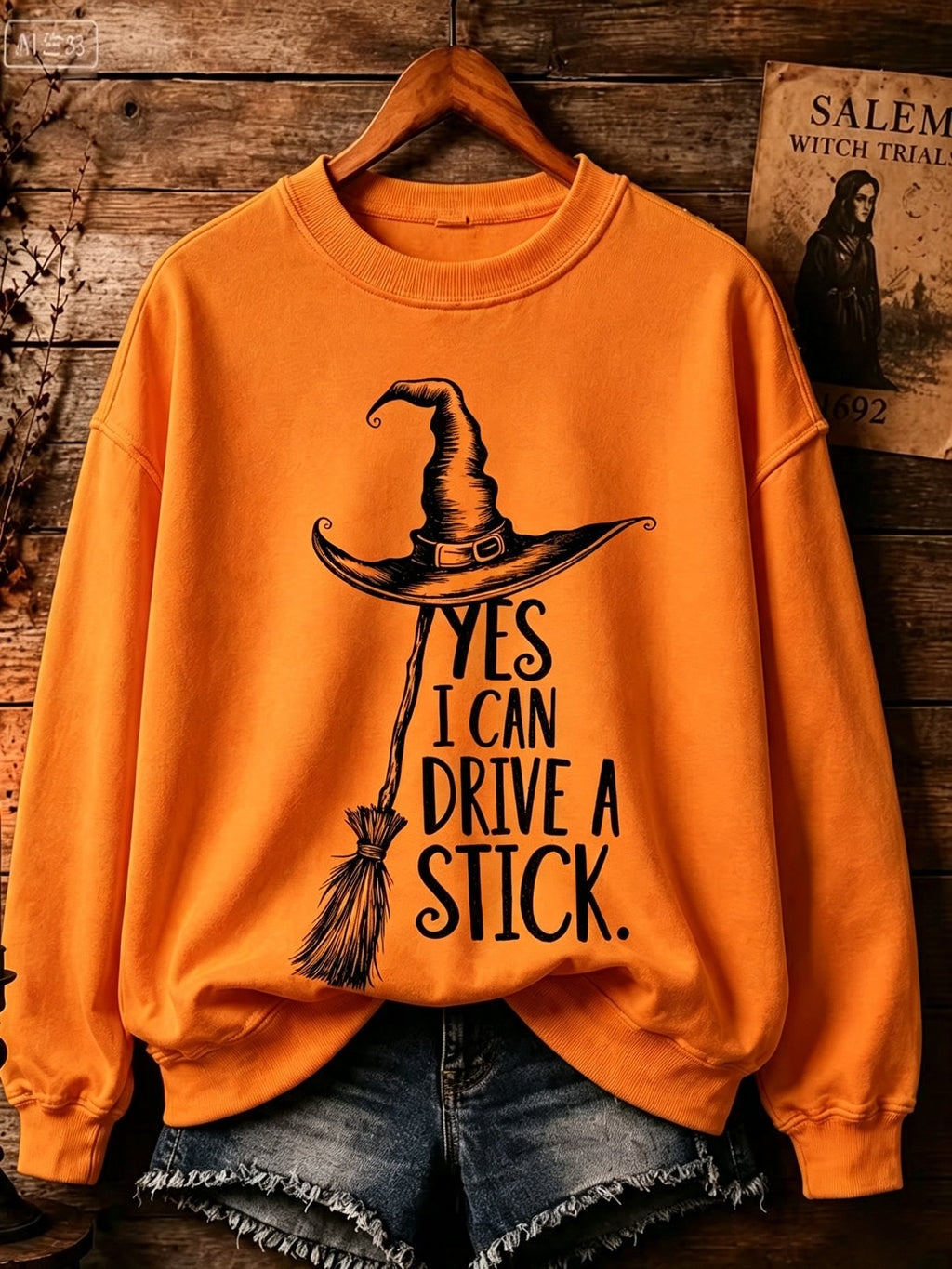 Women's Halloween Printed Sweatshirt
