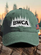 Retro Save The BWCA Save Boundary Waters Canoe Area Wilderness Print Baseball Cap
