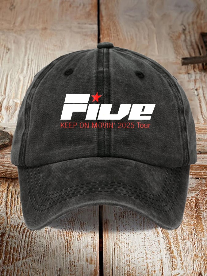 FIVE Keep On Movin‘ 2025 Printed Baseball Cap