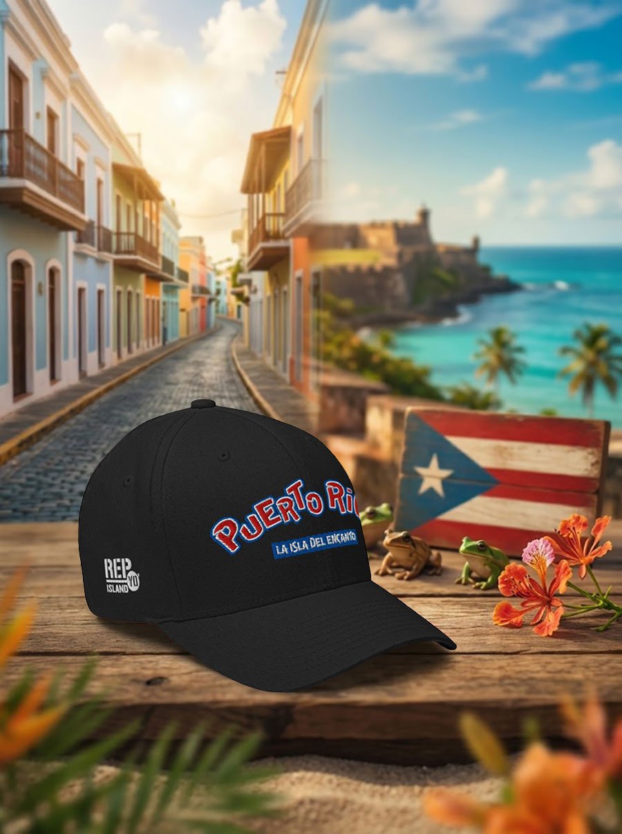 Unisex Puerto Rico Print Hat