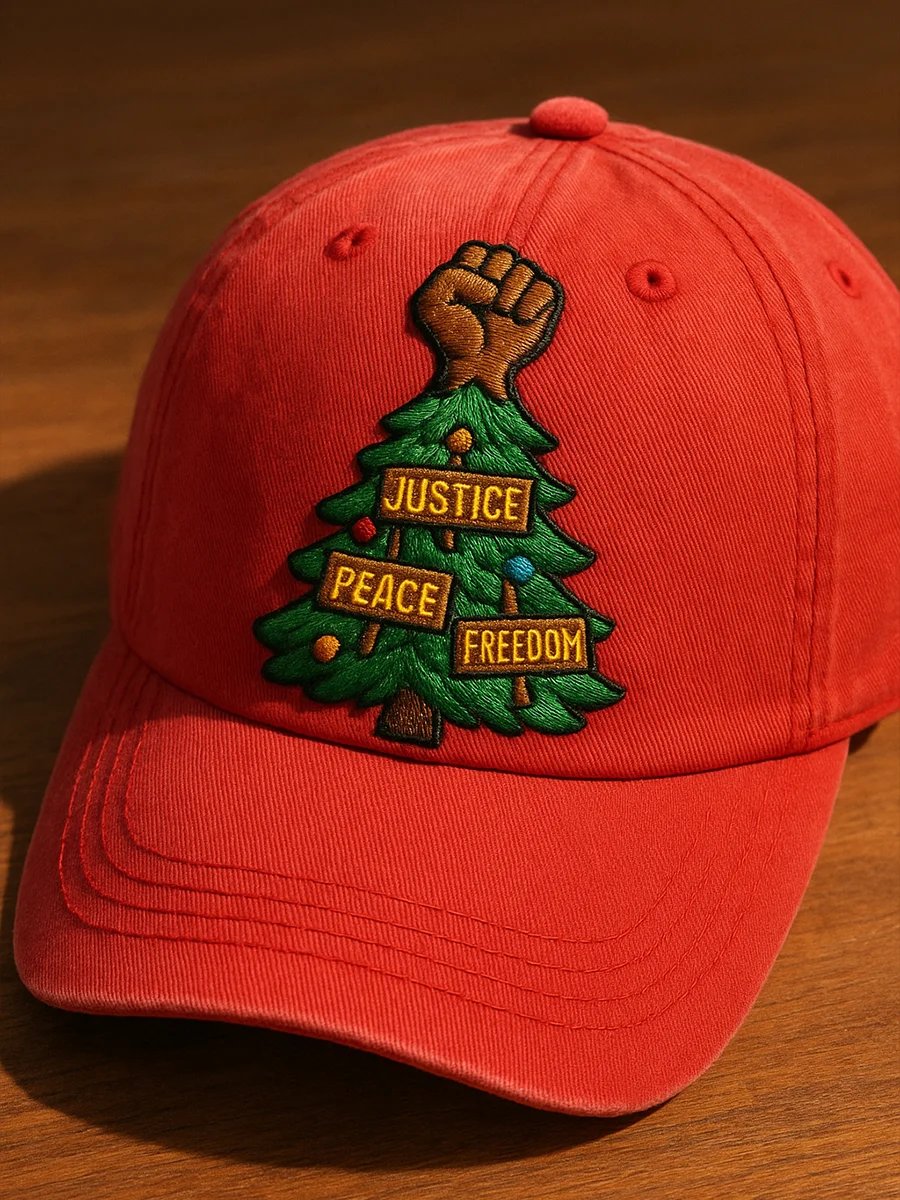 Fdt Christmas Print Baseball Cap For Men And Women