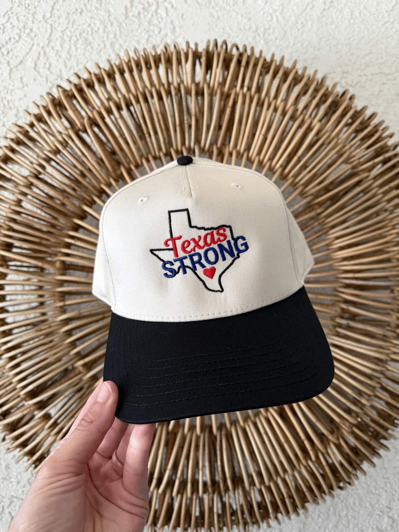 Unisex Texas Strong Print Baseball Cap