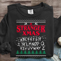Christmas Things Upside Down Hawkins Indiana National Park Upside Down 80s Horror Art Print Sweatshirt