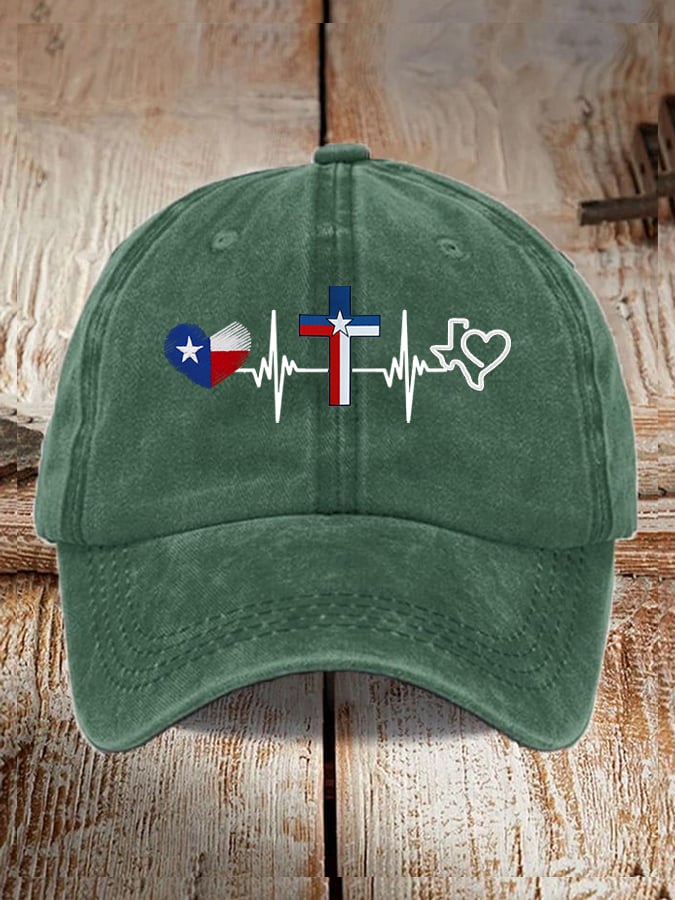 Unisex  Texas Faith Printed Hats