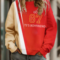 TS 87 In My Football Era Printed Sweatshirt