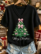 Women's Christmas Print T-Shirt