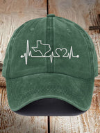 Unisex Texas Love Print Baseball Cap