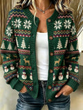 Women's Casual Christmas Cardigan