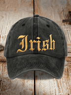 Tree Team Football Print Adjustable Baseball Cap