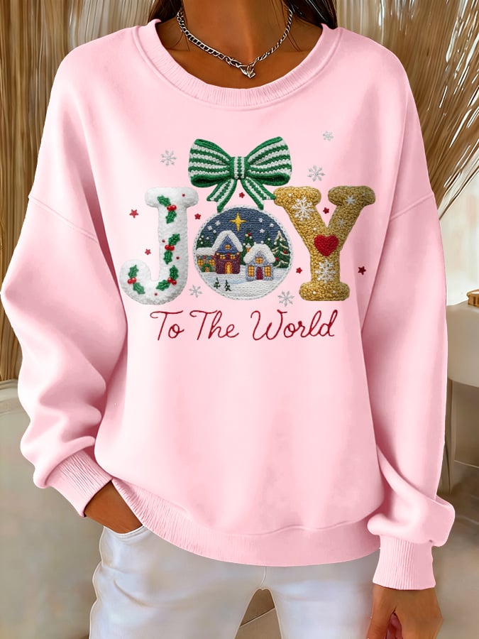 Women's Casual Christmas Jesus Sweatshirt