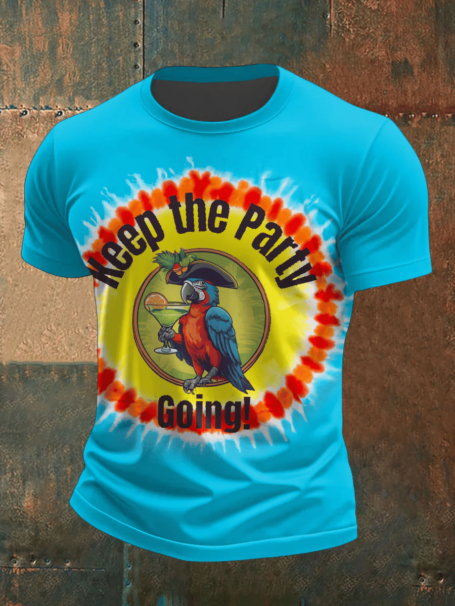 Men's Muscic Lover Print T-shirt