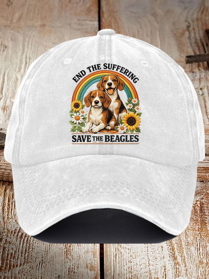 Unisex End The Suffering Save The Beagles Printed Hat