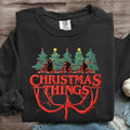 Christmas Things Upside Down Art Print Sweatshirt