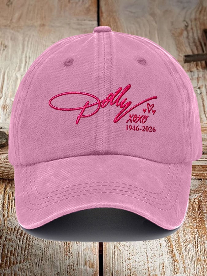 Retro Country Music Legend Print Baseball Cap