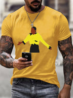 Men's Commemorate Printed Casual T-Shirt