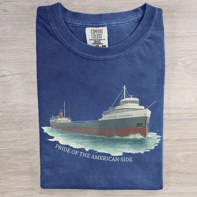 Pride Of The American Side Edmund Fitzgerald Art Print T-Shirt