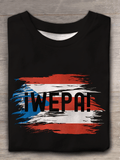 Puerto Rico Singer Printed Crew Neck T-shirts
