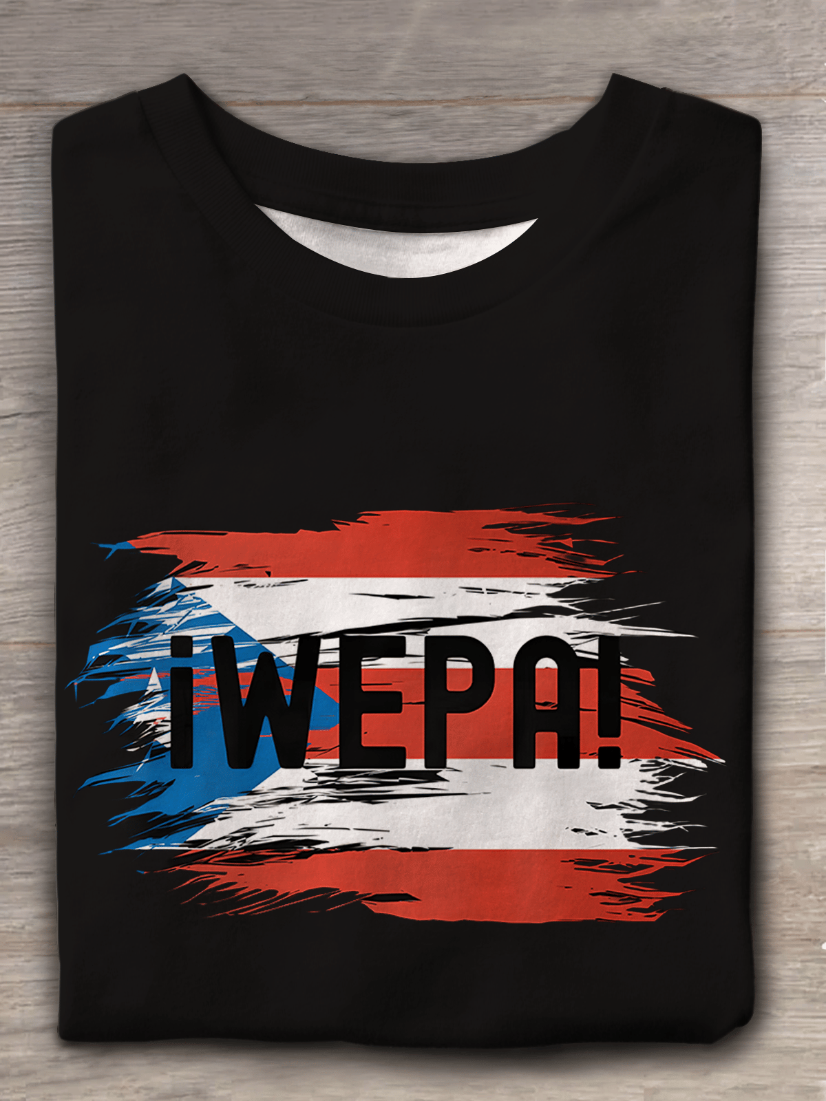 Puerto Rico Singer Printed Crew Neck T-shirts