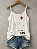 Women's Well,Shit... Gothic Skull Tank Top