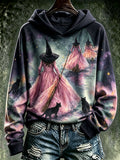 Women's Halloween Print  Sweatshirt