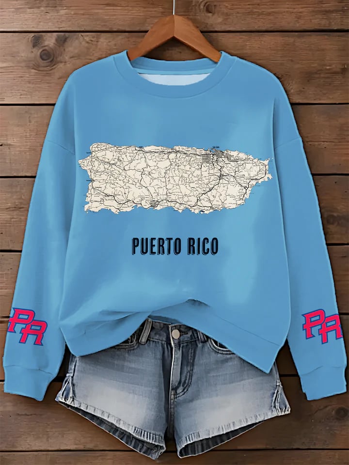 Puerto RIco Benito Bowl Printed Sweatshirt