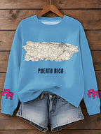 Puerto RIco Benito Bowl Printed Sweatshirt