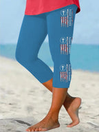 Women's Texas Strong Print Casual Leggings