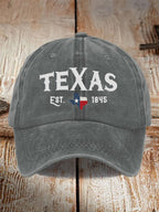 Unisex Texas 1845 Print Hat