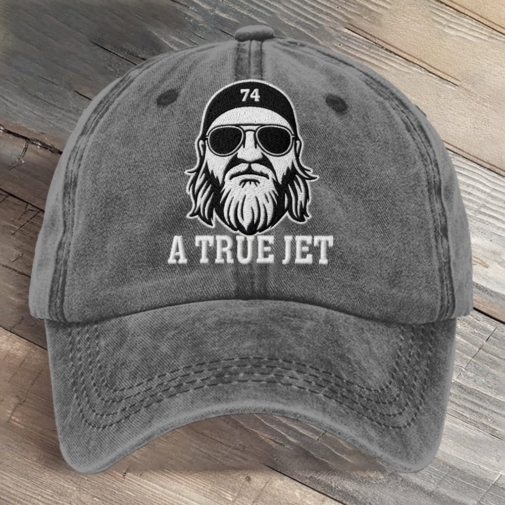 A True Jet 74 Football Art Printed Cap