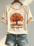 Women's Autumn Printed Casual Top