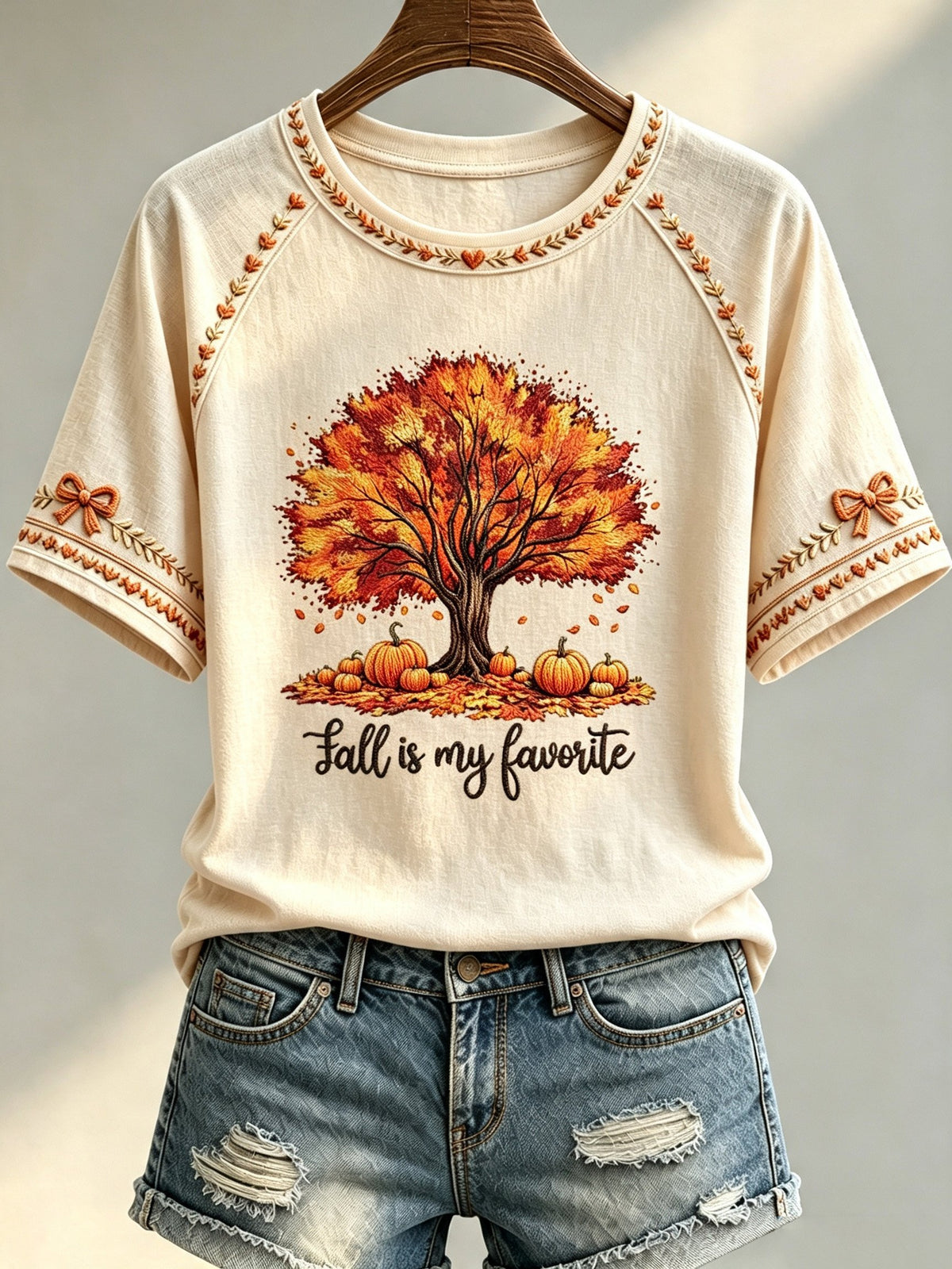 Women's Autumn Printed Casual Top
