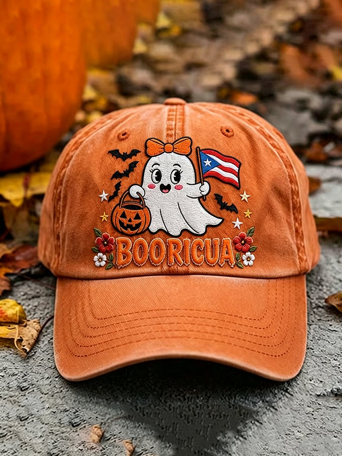 Unisex Puerto Rico Halloween Printed Hat