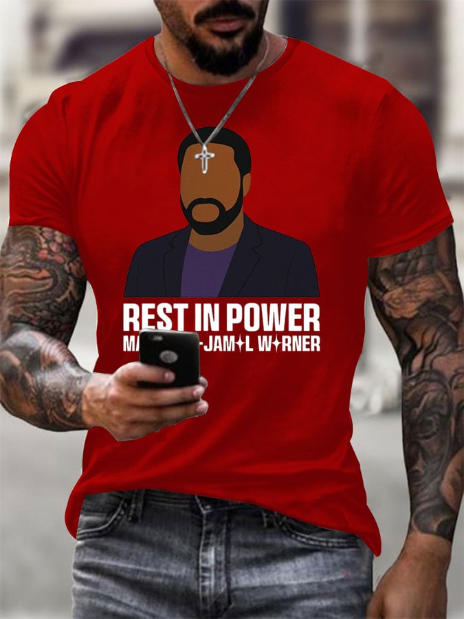 Men's Commemorate Printed Casual T-Shirt