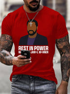 Men's Commemorate Printed Casual T-Shirt