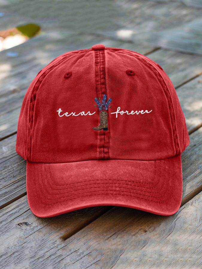 Unisex Texas Forever Print Hat