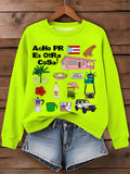 Puerto Rico Singer Booricua Decorate Printed Sweatshirt
