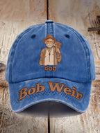Band singer printed casual baseball cap