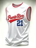 Men's Puerto Rico Baseball Print Tank Top