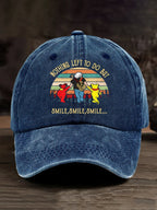 Unisex Nothing Left To Do But Smile Smile Smile Printed Casual Hat