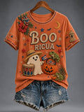 Women's Puerto Rico Halloween Graphic T-shirt
