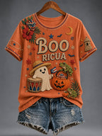 Women's Puerto Rico Halloween Graphic T-shirt