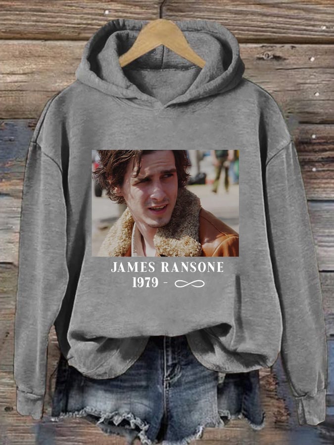 Retro James Ransone Print Hoodie