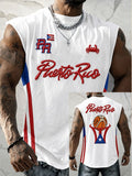 Men's Puerto Rico Basketball Print Tank Top