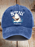 Unisex Great White Shark Print Baseball Cap