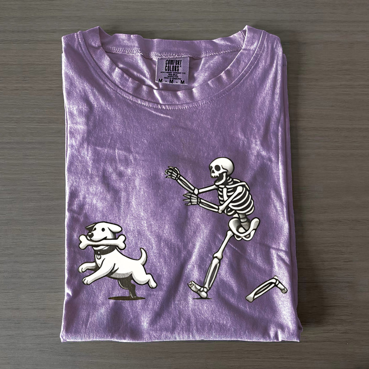 Funny Dog Halloween Art Print T-shirt