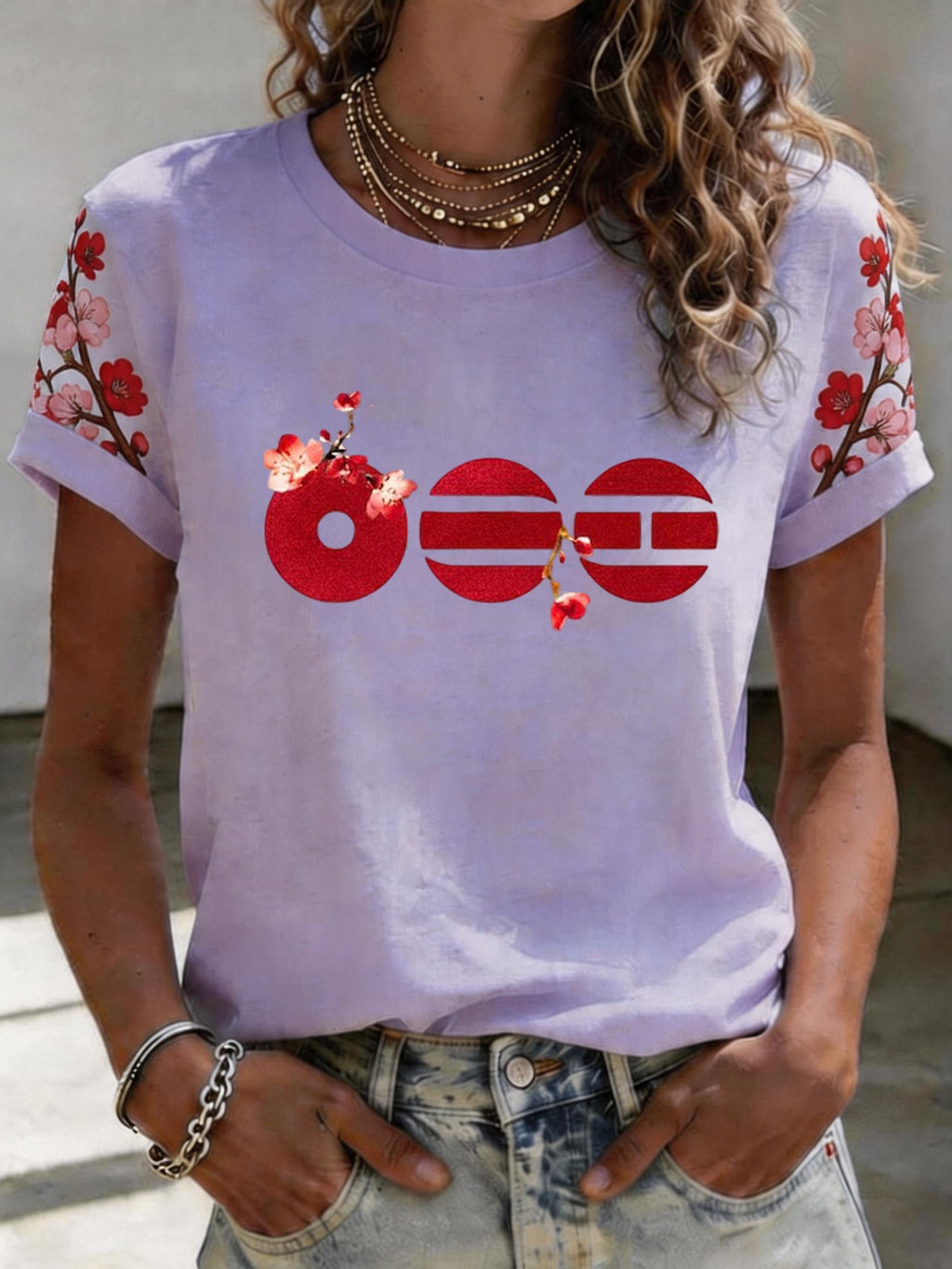Women's Music Art Print T-Shirt