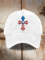 Unisex Texas Flag Cross Baseball Cap